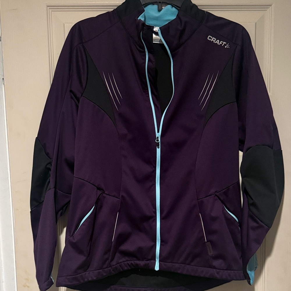 Craft Women's Purple and Black Ski Jacket
